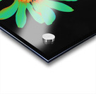 Abstract Neon Glowing Cone Flower  Acrylic print