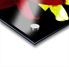 Cool Contemporary Dark Lily Flowers Acrylic print