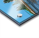 Boats Anchored by Pumpkin Island Light in Maine - Illus. Acrylic print