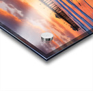 San Diego Pier Sunset   Square Acrylic print