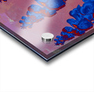 Abstract Vibrant Foxgloves on an Abstract Background Acrylic print