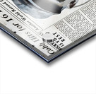 1925 ty cobb newspaper headline art Acrylic print