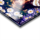 Cute Anime Style Girl With Birthday Cake Painting Acrylic print