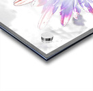 Abstract Purple and Pink Daisy Flowers Light  Acrylic print