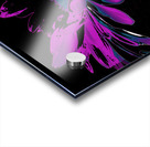 Abstract Cool Dark Daisy Acrylic print