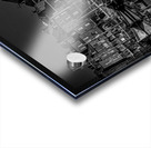 Honfleur Harbor Reflections in Black and White Acrylic print