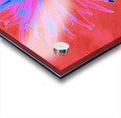 Abstract Vibrant Solitary Daisy Flower Acrylic print