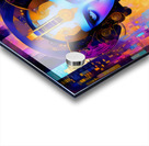 Colorful Abstract Futuristic Sci-Fi Cyberpunk Fantasy Woman Painting Acrylic print