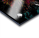 Abstract Vibrant Dark Daisy on an Abstract Background  Acrylic print