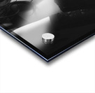 Woman in black lingerie from behind Acrylic print