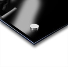 Silhouette of erotic woman posing in black lingerie Acrylic print