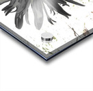 Abstract Dark Daisy Star Light Acrylic print