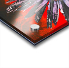 Abstract Fiery Daisy Flower Acrylic print