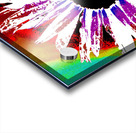 Abstract Daisy Black Centre Acrylic print