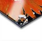 Abstract Orange Daisy Acrylic print