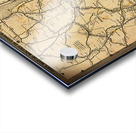 1916 nyc newark map Acrylic print