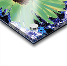 Abstract Green Daisy Acrylic print