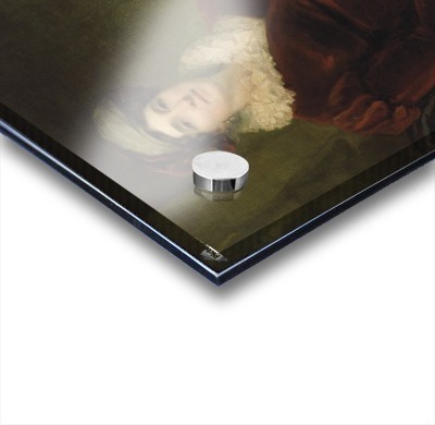 Mrs.Alexander Allan with her granddaughter Acrylic print