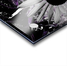 Abstract Dark Daisy Flower Acrylic print