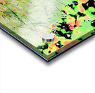 Abstract Wispy Dandelion Corner Acrylic print