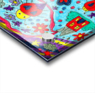 Abstract Doodle Characters Acrylic print