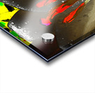 Abstract Vibrant Graffiti Lily Flower Acrylic print