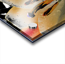 Abstract Contrasting Lily Flower Acrylic print