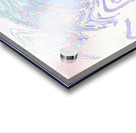 Abstract Pastel Daisy Swirl Acrylic print