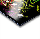 Abstract Vibrant Dynamic Daisy Vortex Acrylic print