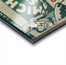 1936 michigan state football ticket remix Acrylic print