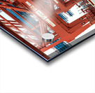 Closeup view of gantry cranes at the Eurogate container terminal in Hamburg Germany Acrylic print