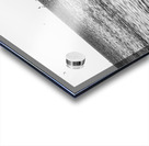 Black and White shot of fishing vessel on the North Sea Acrylic print