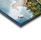 white horse oilpaint 3 Acrylic print