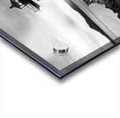 Grindle Point Lighthouse Tower at Low Tide in Maine -  B&W  Acrylic print