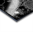 Santiago Chile City Map Print Acrylic print