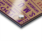 1959 TCU Football Ticket Stub Remix Art Acrylic print