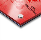 1963 cornell football ticket art remix Acrylic print