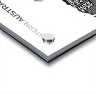 Western Australia white Acrylic print