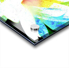 Abstract Textured Daisy Flower Acrylic print