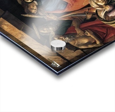 Lamentation over the Dead Christ with Saints Acrylic print
