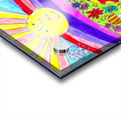 Abstract Doodle Art Sunshine and Showers Acrylic print