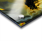 Abstract Daisy in Green and Yellow Acrylic print