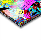 Abstract Doodle Art Colourful Elements Acrylic print