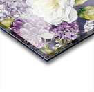Flowers in Purple Mauve and White Acrylic print