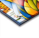 Abstract Italian Hill Village Acrylic print