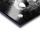 Scenes from the Trail- Outdoor Cafe in Black and White Acrylic print