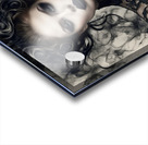 Elegant Gothic Portrait in Smoky Details Acrylic print