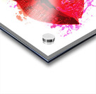 Red Kiss sexy lips Acrylic print