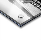 Chinese bridge and pavilion on Hangzhou lake China Acrylic print