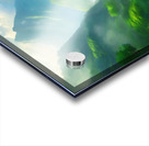 Serenity in the Mountains: A Rainy Day Landscape Acrylic print